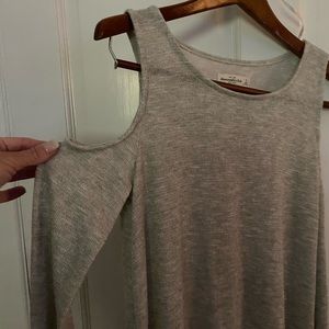 Sparkly, Cold Shoulder Sweater